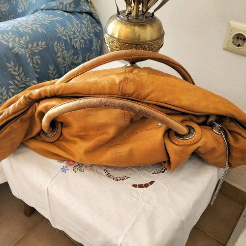 Sonia Rukiel leather shoulder bag used, authentic