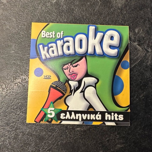 Karaoke CD 5 Greek hits like new, laiko