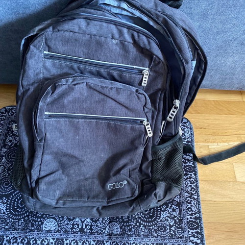 Polo backpack used with 6 compartments