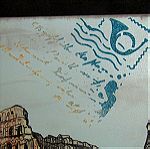  Πίνακας ζωγραφισμένος σαν αναμνηστική card postal