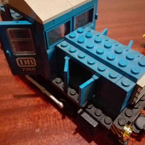 Lego 7760 Diesel Shunter Locomotive used, complete train wagon 100%
