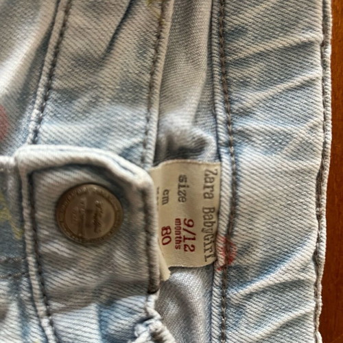 Set of 3 used shorts Zara and Benetton for 12-month-old girl