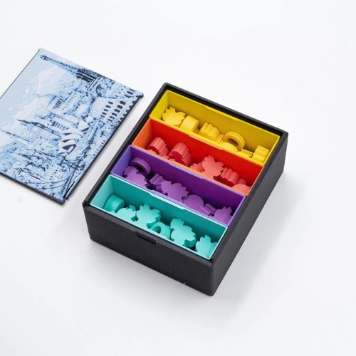 Cities Board Game Organizer New 3D Printed Insert for Sleeved Cards