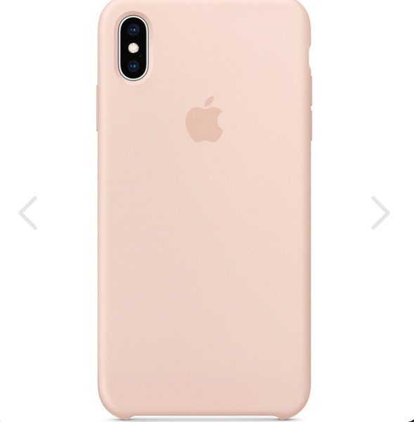 iPhone XS Max Ματ Ροζ Θήκη Σιλικόνης