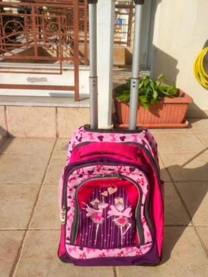Polo school trolley bag and pencil case like new