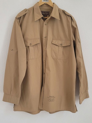 Marlboro Classics Men's Safari Shirt XL beige 100% cotton like new