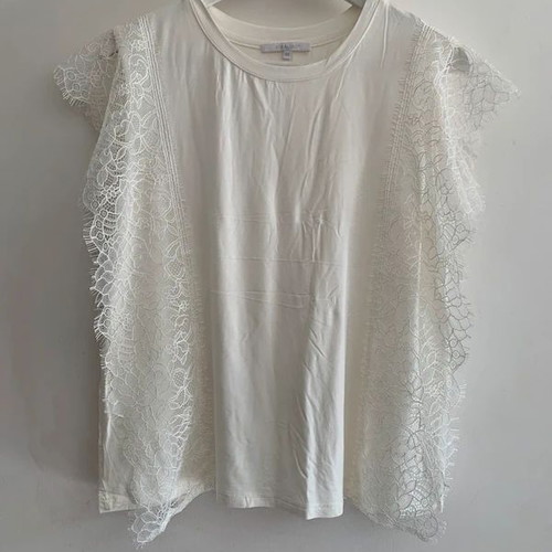 Koralline blouse white M/L like new
