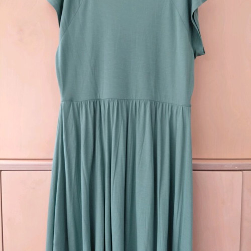 Beachtime dress green large new, viscose