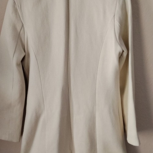 Italian beige coat like new, premium blend fabric