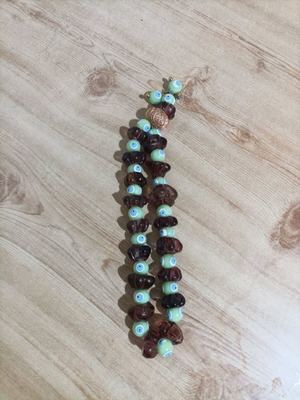 Decorative komboloi like new with 35 beads and handmade clasp