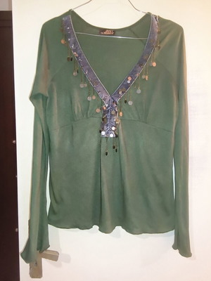 Women's blouse green size M used