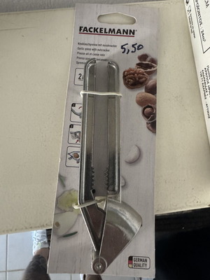 Garlic press metal new