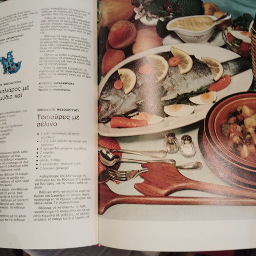 Patroparadotes Greek Recipes hardcover books used
