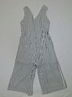Striped one-piece jumpsuit like new, size L