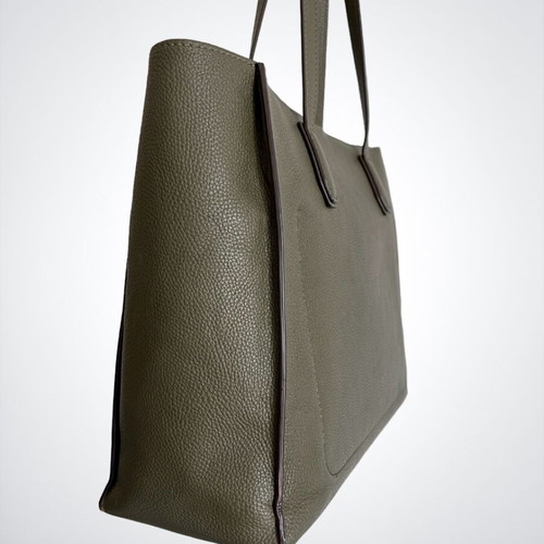 Michael Michael Kors Mercer leather tote bag like new, shoulder, olive