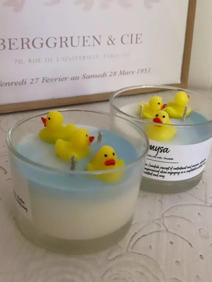 Duck Candle Fresh Linen Χειροποίητο κερί από φυτικό κερί σόγιας