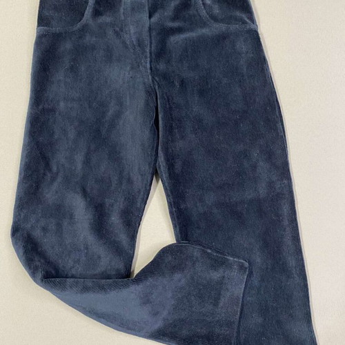 Cotton pants like new for 4-year-old girl, blue