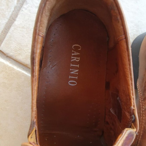Men's moccasins size 42 like new, brown