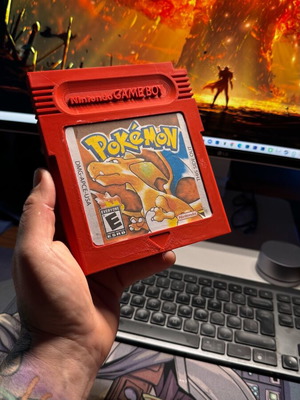 Pokémon Gameboy decorative cartridge 15x16cm new, not a game
