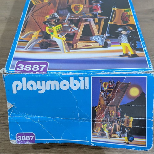 Playmobil Knights 3887 Siege Tower used with box