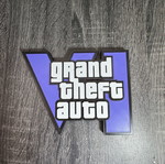 Grand Theft Auto VI διακοσμητικό logo 3D print καινούργιο