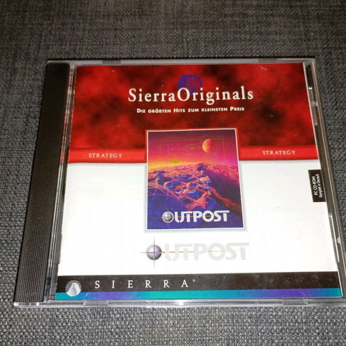 Outpost PC used strategy game Sierra with box and manual