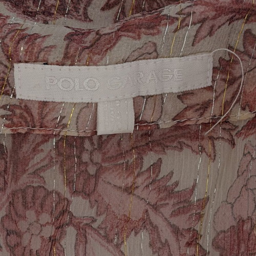 Floral shirt like new, beige and pink, spring-autumn