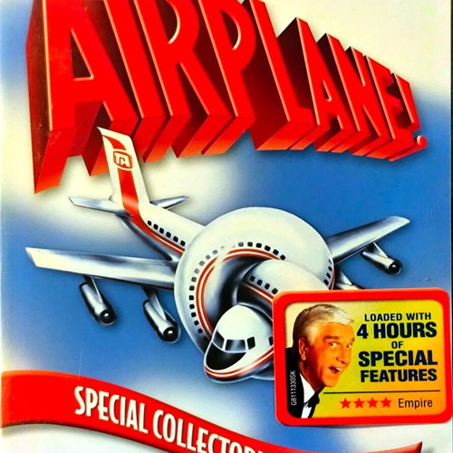 Airplane DVD comedy movie with Leslie Nielsen used, English subtitles