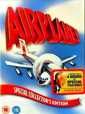 Airplane DVD κωμωδία με Leslie Nielsen μεταχειρισμένο, αγγλικοί υπότιτλοι