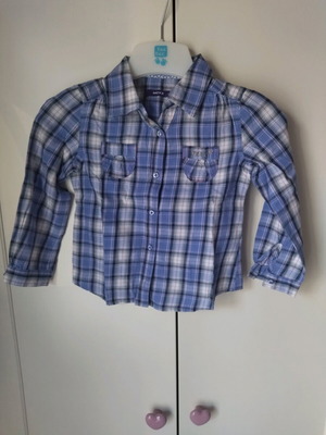 Mexx plaid children's shirt like new for girl 3-4 years old