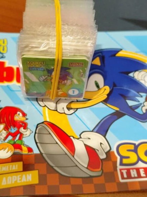 Koukouroukou Sonic complete sticker set and album new