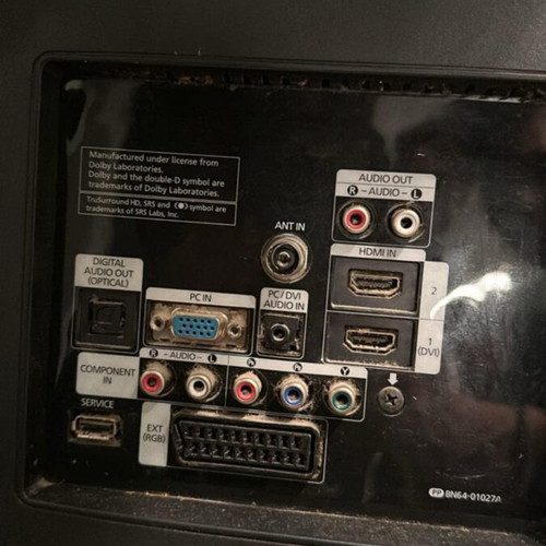 Samsung TV 43" like new, non-smart with built-in decoder