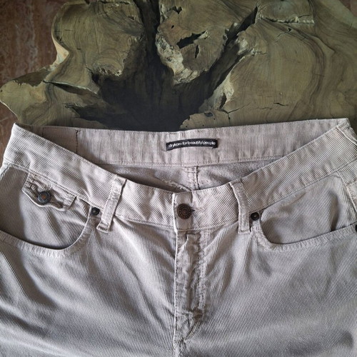 Drykorn corduroy pants used, size M-L, beige