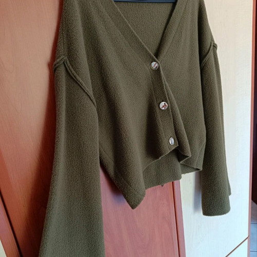 Object cardigan in medium, green