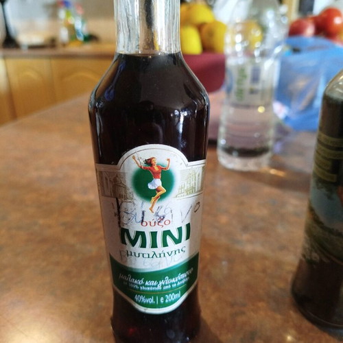 Various liqueurs used, all together, homemade