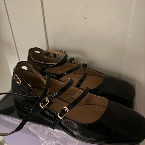 Mary Jane ballerina shoes like new, black, size 36