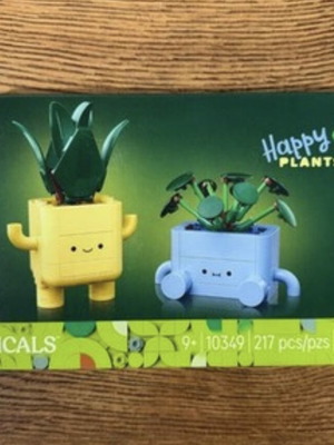 LEGO Botanicals Happy Plants building set 10349, 217 pieces