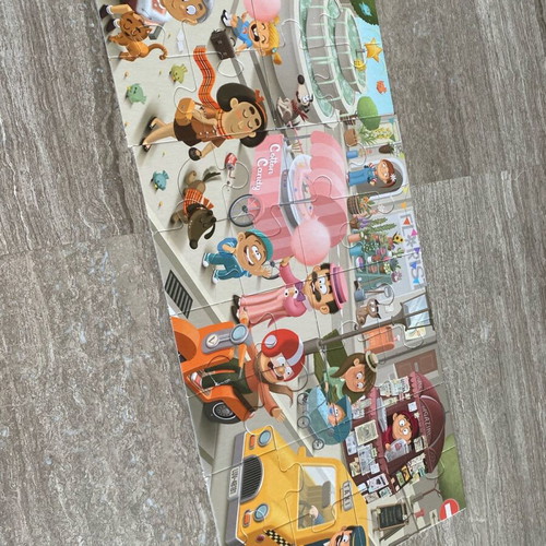 Puzzles for ages 4-5, like new, set of 4 pieces