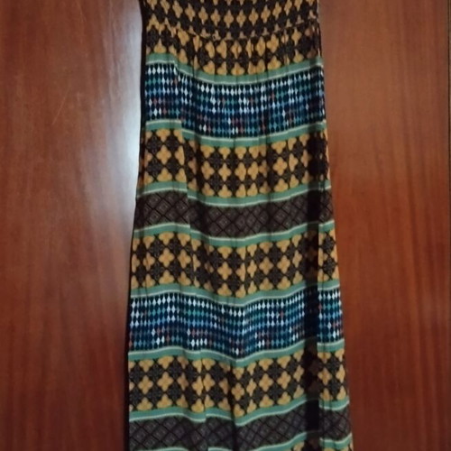 Maci Boho maxi dress Lipsy London used, colorful geometric pattern