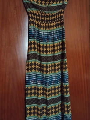 Maci Boho maxi dress Lipsy London used, colorful geometric pattern