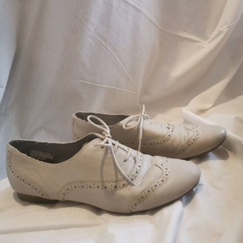 Oxford women's shoes used, size 38, white