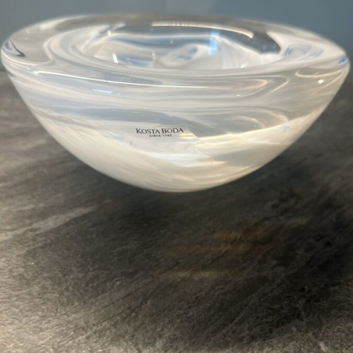 Kosta Boda handmade vase like new, Swedish glass