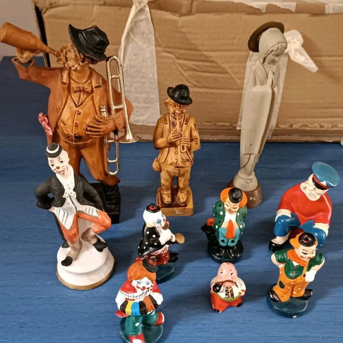 Clay figures used