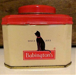 Vintage μεταλλικό κουτί babingtons tea