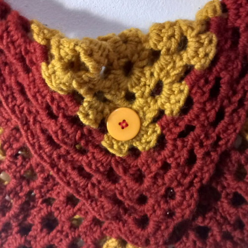 Handmade knitted shoulder bag new