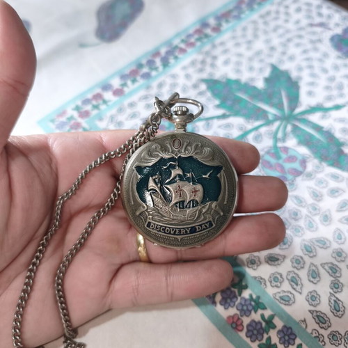 Molnija pocket watch like new, men's