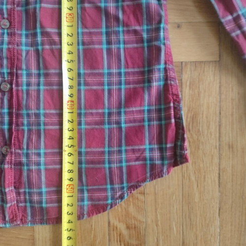 Benetton Checked Shirt For Girls Like New, Multicolor