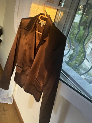 Bianco brown jacket size 46 medium like new