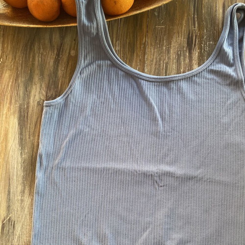 H&M Blue Fitted Top like new, size Large