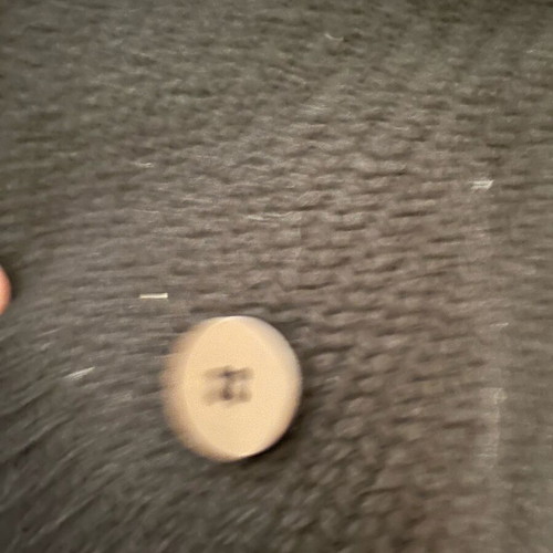 Depolo wool coat used with leather details black